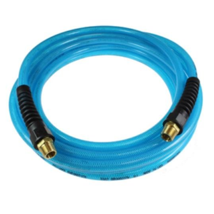 Coilhose Pneumatics PFE60354T 35' Blue Flexeel Hose 1/4 MPT x 3/8ID