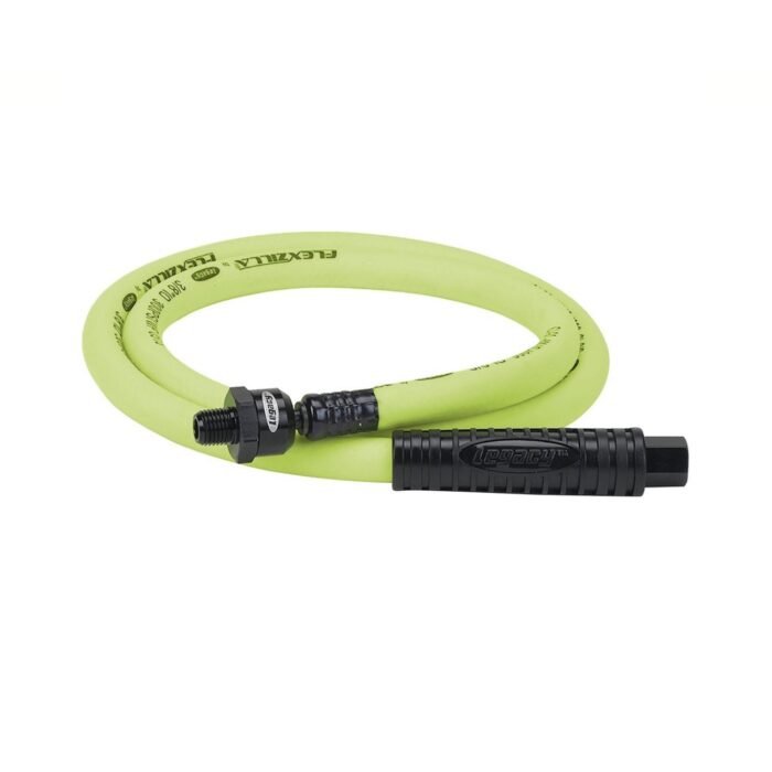 Legacy HFZ3804YW2B Flexzilla Whip Hose 3/8x 4' 1/4 MPT Ball Swivel End