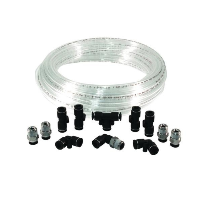 Milton 2340KIT 1/4 OD Push-to-Connect Shop Air Line Kit